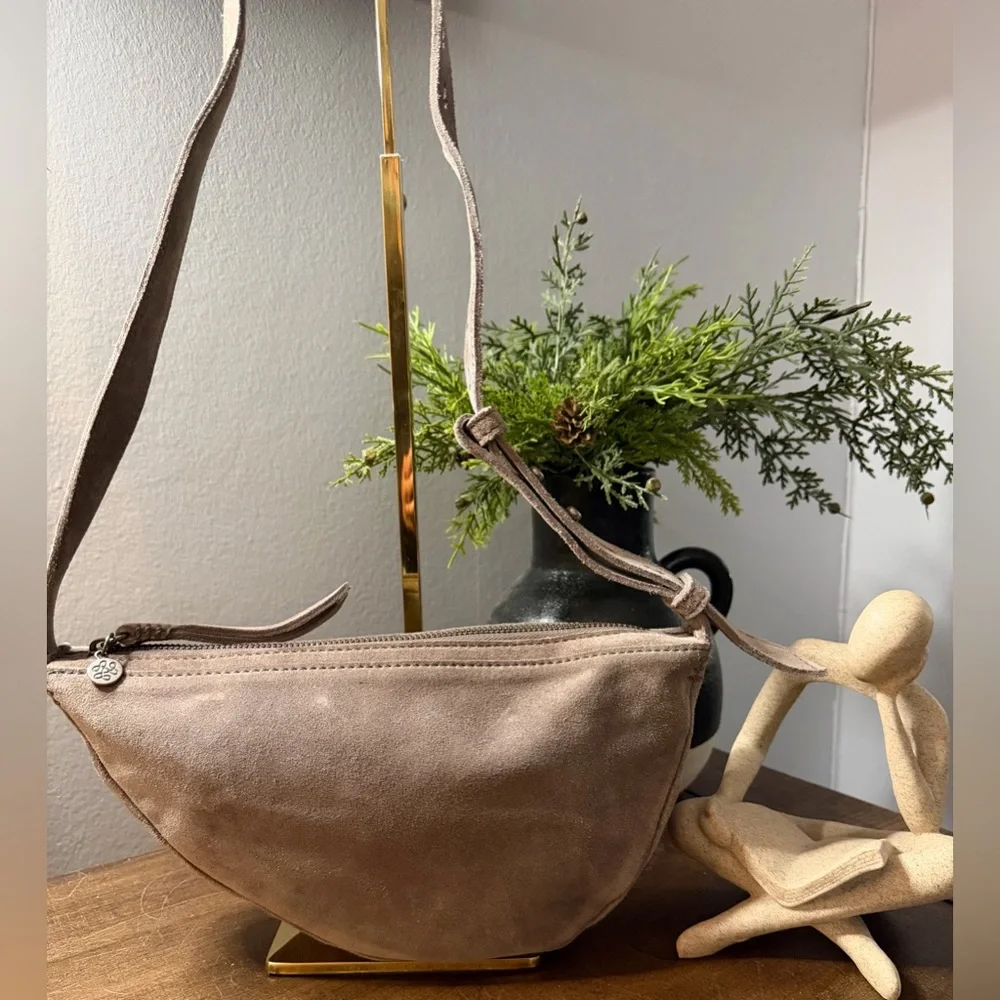 The Sak Suede 120 Hobo & Tess Sling/Crossbody Bag Set